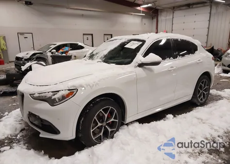 2021 Alfa Romeo Stelvio Ti Awd from USA, damaged, VIN ZASPAKBN5M7C98758